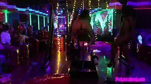 Samantha and Victoria's public threesome in Tijuana.