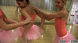 ballerinas dishing out tough lessons to the newbie