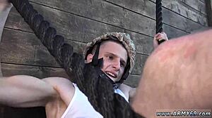 Teen boys having gay sex on soccer field.