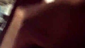 Black cock gets stroked casually.