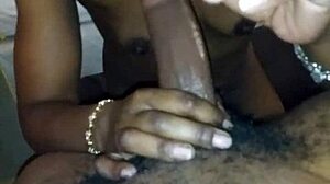 Ebony Cheating Wife Gets Messy Facial After Deepthroat in Homemade Clip
