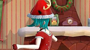mmd christmas miki too cute r-18 hentai