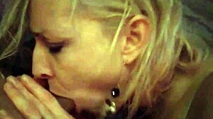 sucking big cock deepthroat milf says awe in homemade bj part 2 😏🍆