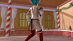 mmd christmas miki too cute r-18 hentai