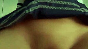 Horny teen with huge tits gets creampied in her tight pussy