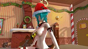 mmd christmas miki too cute r-18 hentai