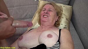 Hei Bestemor, Klar For Røff Monstercock Anal Action?