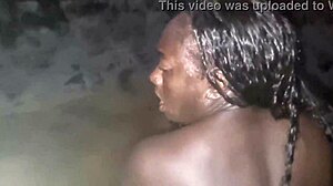 We fucked in blue lagoon's warm water and asked for milk in mouth