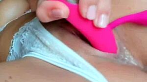 Solo Girl Teases Her Wet Pussy Playfully