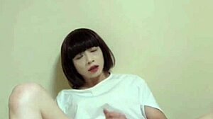 Ting Xuan Shemale Blowjob and Anal Sex with Huge Toy in Chinese Crossdressing Scene