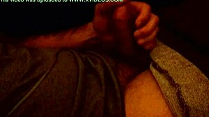 Webcam Cumshot with Tattooed Cock