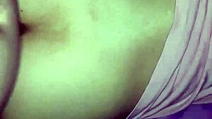 Skinny teen gets her pussy fucked POV, creampied by big cock 😍