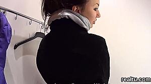 Charming Czech Nympho Seduced in Hypermarket for POV Shagging