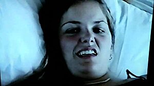 Sexy brunette bent over in homemade doggystyle gets it from the back