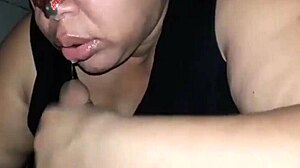 she sucks my dick hard