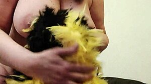 Laly Prin entertains herself alone