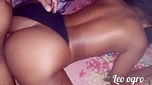 Myllena Rios gives the best amateur anal in POV to the cuckold's wife.