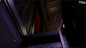 Azraesha plays intense Halloween blowjob