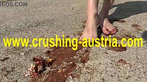 Amber foot food outdoor