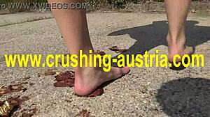 Amber foot food outdoor