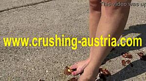 Amber foot food outdoor