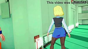 Dragon Ball Zex Chapter 2 Part 1: Android 18 and Videl Fuck Gohan in Full 1hr Hentai Movie on Ptrn Fantasyking3