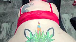 Anastasia Rain's Amateur Pussy Tattoo Fun