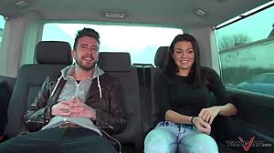 mea melone & wendy moon in wild car orgy!