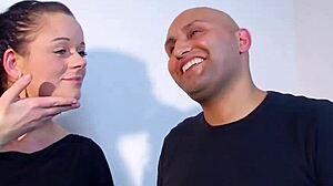 Cuckold Husband Convinced by German Wife for Intense MMF Threesome