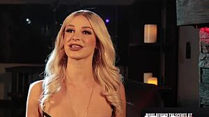 Emma hix rides huge cock in lingerie