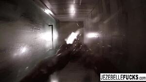 Sexy Jezebelle Bond Masturbates in Bath