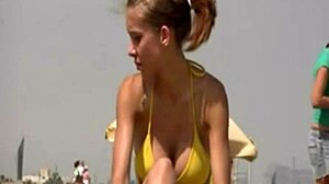 big huge tits with hard nipples bouncing