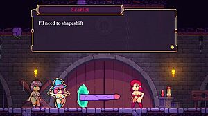 Scarlet maiden gets wild in misty sex events! 😈🔥