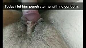 Just a Pussy Rub Turns to Creampie Obsession for Cheating Wife Milky Mari