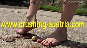 Amber foot food outdoor