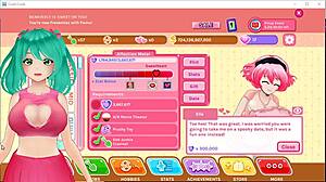 cute anime vtuber plays crush crush game