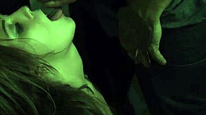 Smokey-Eyed Honey Jojo Kiss Receives Panties Punishment While Bound