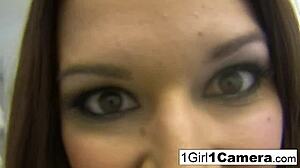 Ann Marie Rios Teases Pussy in Solo Play