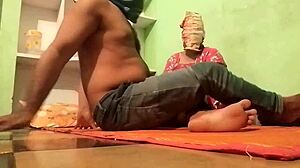Sexy Indian teen banging hard with her boyfriend.