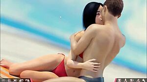 Amatör genç kadın büyük yarağa anal sürtünerek azgınlaşıyor