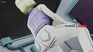 First Class Bitch Dances in 3D Porn Classroom Scene