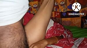 Indian Desi wife rides hard in steamy bedroom action