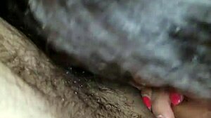 Latina babe with big ass sucking on a huge cock 😍