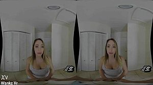 Wankzvr Presents Threesome Therapy. Dahlia Sky and Quinn Wilde in POV Blowjob and Wanking.