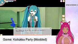 vtuber lewdneko plays koikatsu party