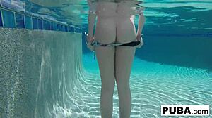 uhh, me samantha rone, underwater pool play sesh, so hot