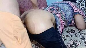 Hot Indian Ex-Girlfriend Moans During Tight Doggy-Style Pounding