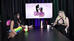 Gabi Tamiris In Sheer Red Lingerie Plots Revenge While Riding Dick