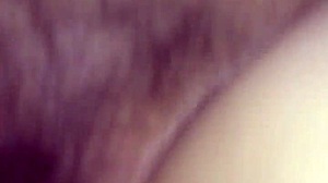 Sloppy Hairy Cunt Overflows with Dripping Creampie After Intense Raw Action