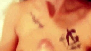 i watched her make him explode cum across her face